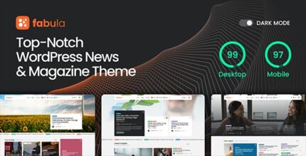 Fabula (v1.3) News & Magazine WordPress Theme [Activated]