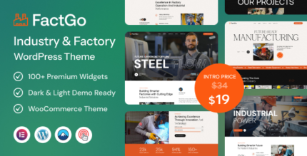 FactGo (v1.0.3) Construction Factory & Industry WordPress Theme