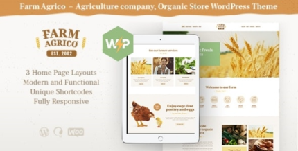 Farm Agrico (v1.3.12) Agricultural Business WP Theme