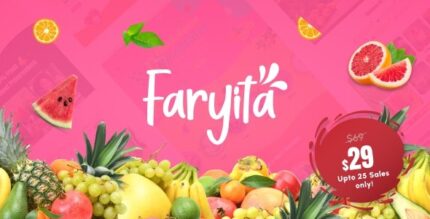 Faryita (v1.0.6) Organic Juice & Health Drinks WordPress Theme