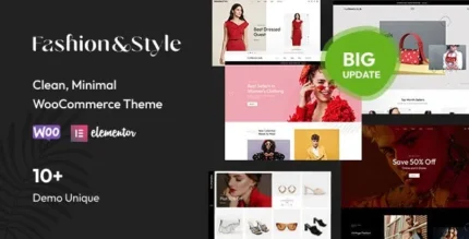 Fashion (v5.2.5) WooCommerce Responsive WordPress Theme