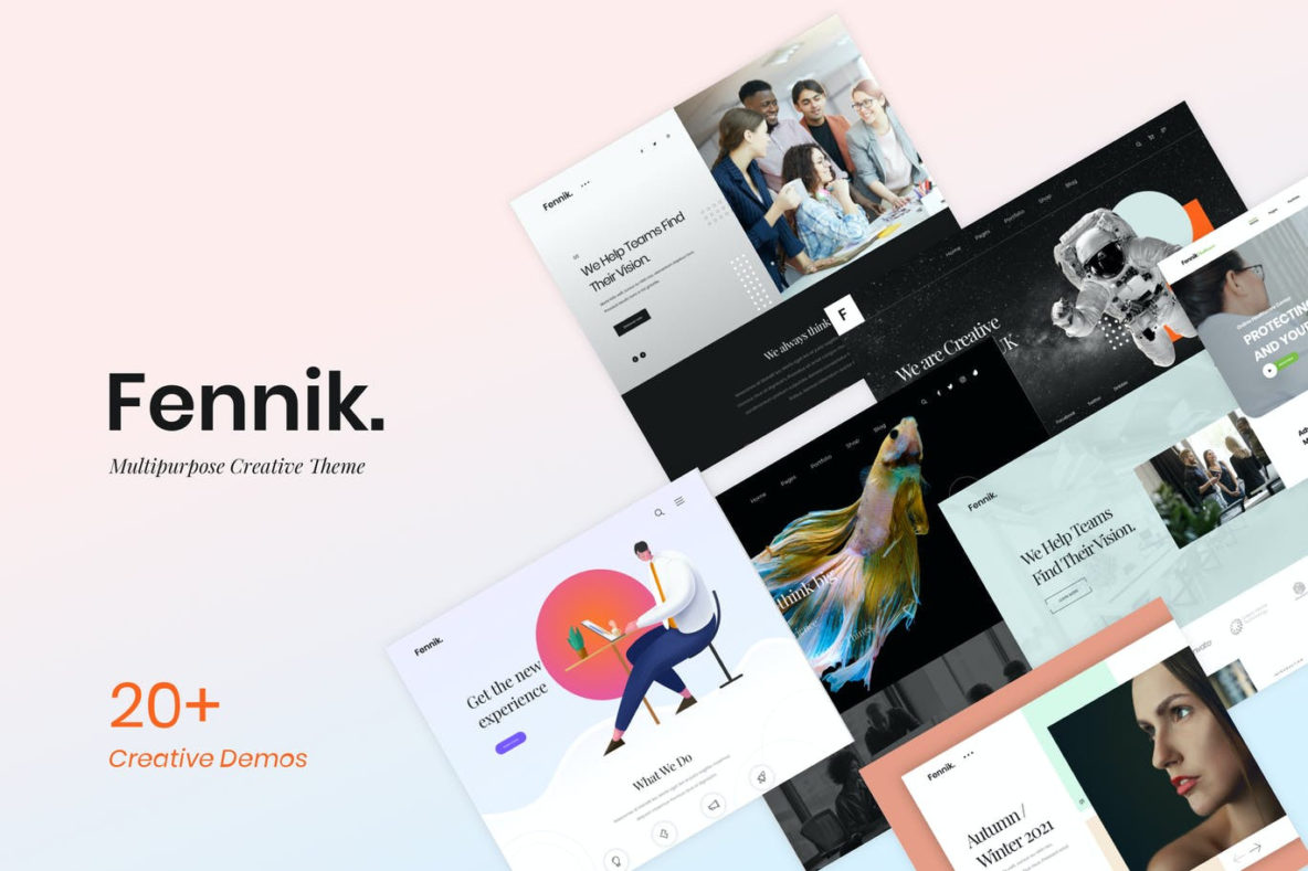 Fennik-Multipurpose-Creative-Theme-Nulled.jpg Fennik (v1.2.6) Multipurpose Creative Theme - Image 1