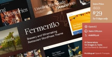 Fermentio (v1.6.0) Brewery and Winemaking Restaurant WordPress Theme