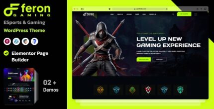 Feron v1.0.0 eSports and Gaming WordPress Theme