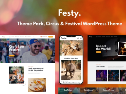 Festy (v1.13.0) Park, Circus & Festival WordPress Theme