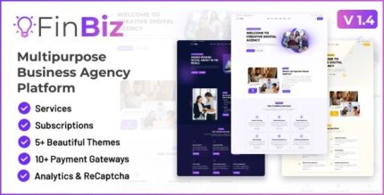FinBiz v2.2 Multipurpose Business Agency Platform