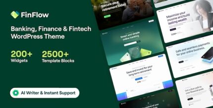 FinFlow (v3.3.0) Banking, Finance & Fintech WordPress Theme