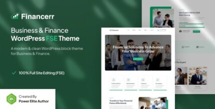 Financerr (v1.0.1) Business & Finance FSE WordPress Theme