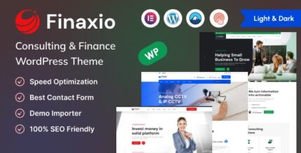 Finaxio (v2.0.1) Consulting & Finance WordPress Theme