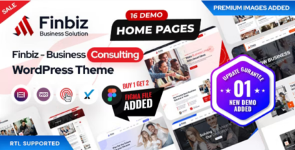 Finbiz (v2.2.1) Consulting Business WordPress Theme