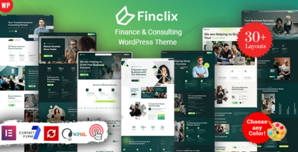 Finclix (v1.0) Finance and Consulting WordPress Theme