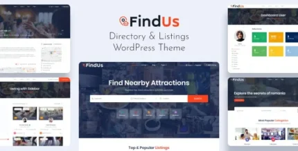 Findus (v1.1.64) Directory Listing WordPress Theme