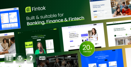 Fintok (v1.0.1) Banking Finance & Fintech WordPress Theme