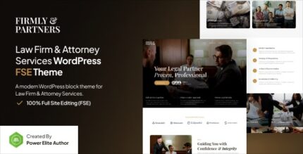 Firmly v1.0.0 Lawyer & Attorney FSE WordPress Theme