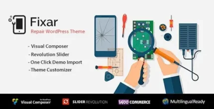 Fixar (v2.0.0) Phones & Computer Repair WordPress Theme