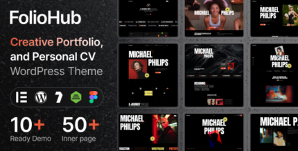FolioHub (v1.0.0) Personal Portfolio WordPress Theme