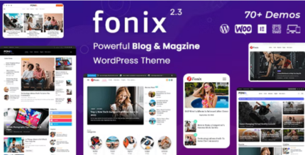 Fonix (v3.4) Newspaper & Magazine WordPress Theme