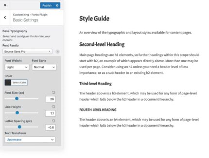 Fonts Plugin Pro v1.8.6 Google Fonts for WordPress