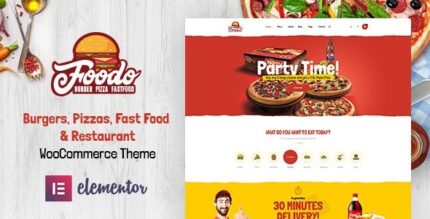 Foodo (v2.1.6) Fast Food Restaurant WordPress Theme