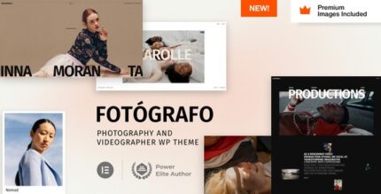 Fotógrafo (v25.0) Photography Videographer WordPress Theme (Activated)