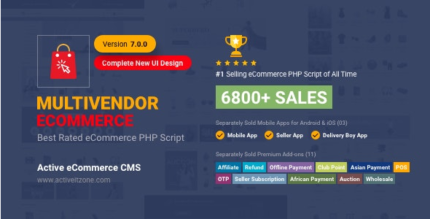 Active eCommerce CMS v10.0.0 (Activated) + Addons