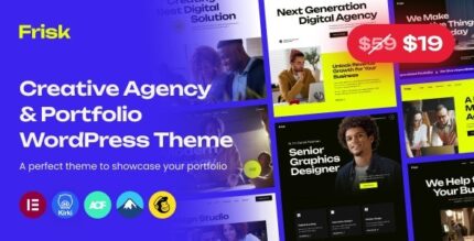 Frisk (v2.0) Creative Agency & Portfolio WordPress Theme