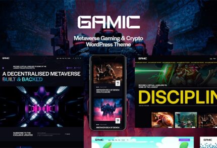 Gamic (v1.14.0) Metaverse Gaming & Crypto WordPress Theme