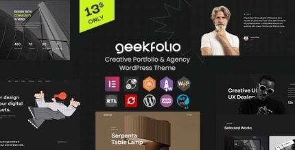 Geekfolio (v1.1.2) Elementor Creative Portfolio & Agency WordPress Theme