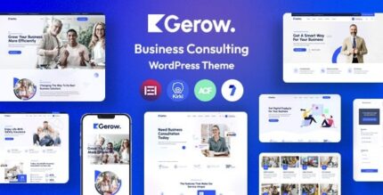 Gerow (v1.2.1) Business Consulting WordPress Theme