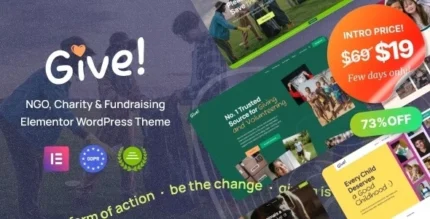 Give (v1.2.0) NGO & Charity WordPress Theme
