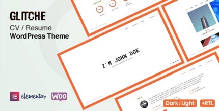 Glitche (v3.5.0) CV Resume Theme