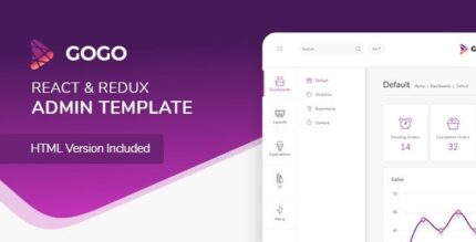 Gogo (v7.8.0) React Admin Template