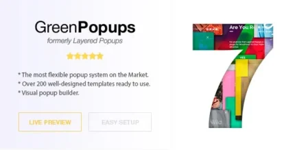 Green Popups (v7.53) Popups for WordPress