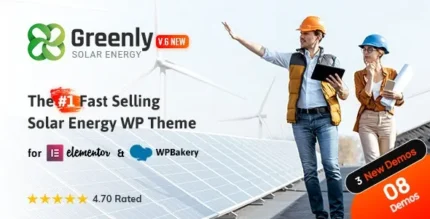Greenly v7.8 Ecology & Solar Energy WordPress Theme