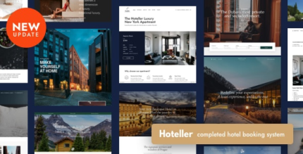 Hoteller (v6.8.10) Hotel Booking WordPress [Activated]