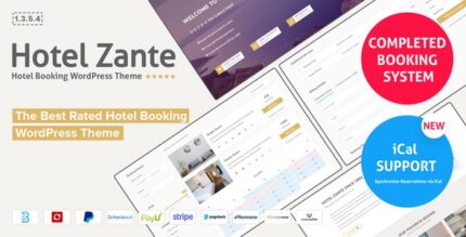 Zante (v1.3.5.4) Hotel WordPress Theme
