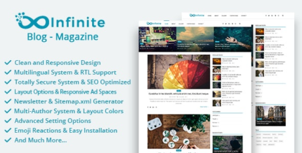 Infinite (v4.5) Blog & Magazine Script [Activated]