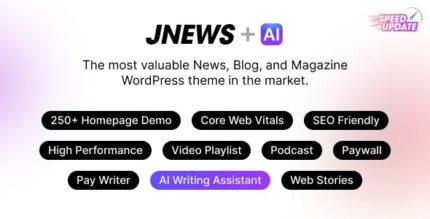 JNews (v12.0.1) WordPress Newspaper Magazine Blog AMP Theme