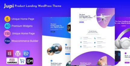 Jupi (v3.3.0) Product Landing WordPress Theme