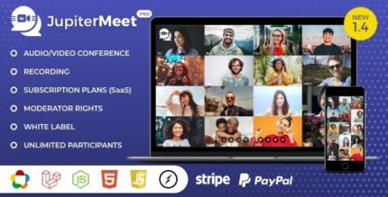 JupiterMeet Pro (v1.8.5) White Label Video Conference [Activated]