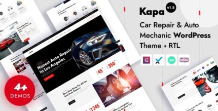 Kapa (v2.0) Car Repair & Auto Services WordPress Theme