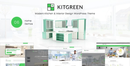 KitGreen (v3.1.6) Modern Kitchen & Interior Design WordPress Theme