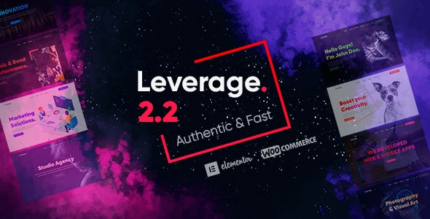 Leverage (v2.3.0) Creative Agency & Portfolio WordPress Theme
