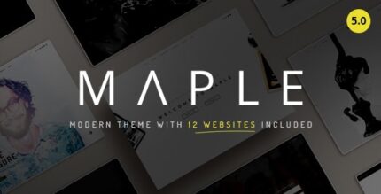 Maple (v5.5.2) Clean Minimal Multi-Purpose WordPress Theme