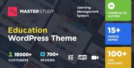 Masterstudy (v4.8.139) Education WordPress Theme [Activated]