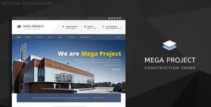 Mega Project v1.4.0 Construction WordPress Theme