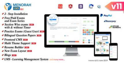 MenorahOES v11.0 – Online Learning and Examination System