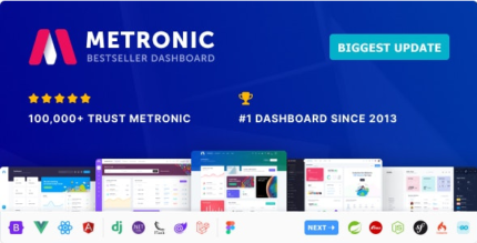 Metronic (v9.2.3) Responsive Admin Dashboard Template