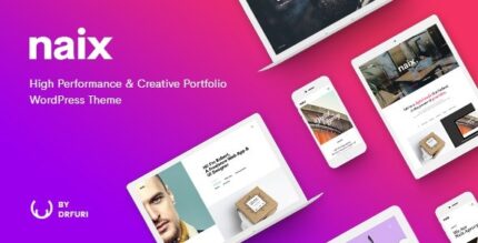 Naix (v1.7.1) Creative & High Performance Portfolio WordPress Theme