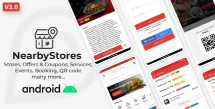 NearbyStores Android v4.0.6 – Offers, Events & Chat Realtime + Firebase